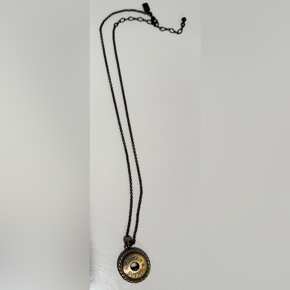 Elegant Bronze Ginger Snap Necklace